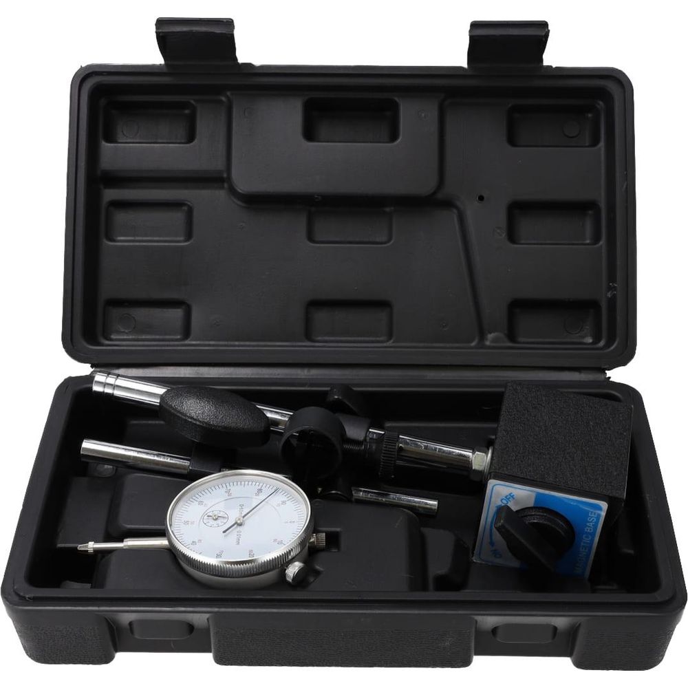LUXTOM | Magnetstativ, 10/0,01 mm, Messuhr im SET Messbereich, Messstativ