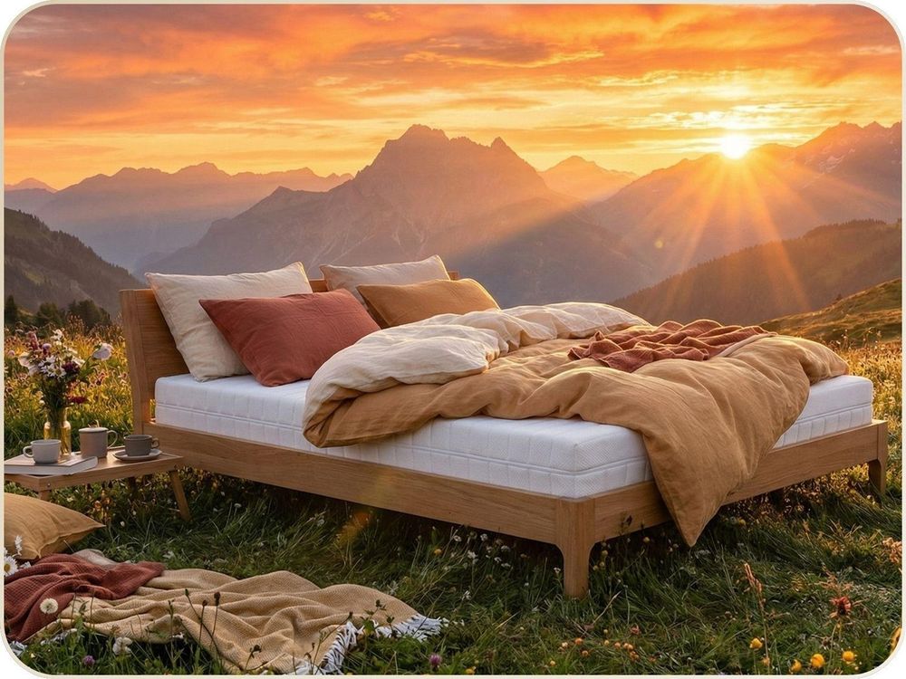 SLUMBIO 7-Zonen Wendematratze -  90 x 200 x 12 cm - H2/H3