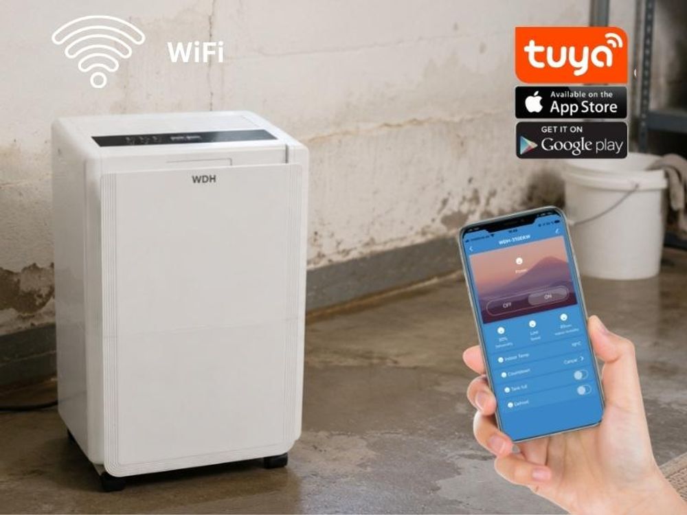 Bautrockner WDH-930EEW - 80m²- 40 Ltr./24h - WLAN