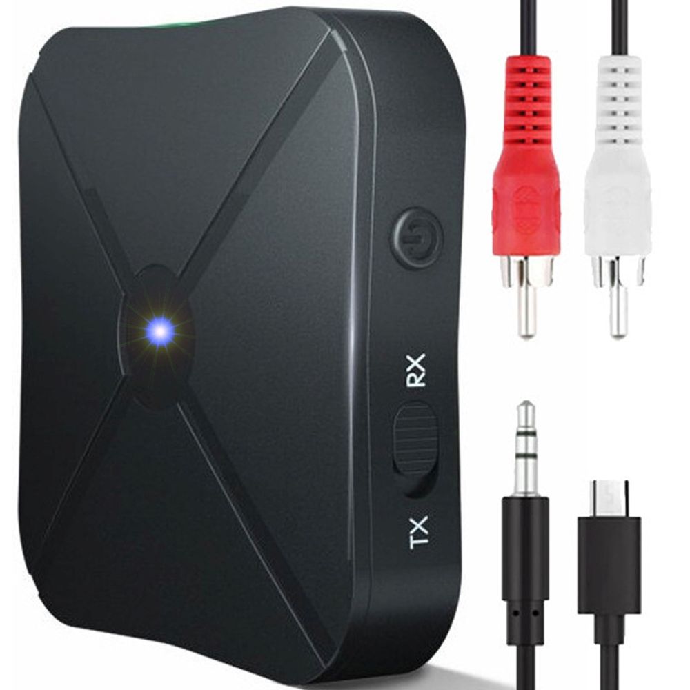 Bluetooth Sender Empfänger 2 in1  Audio Adapter 3.5mm Transmitter  Wireless Aux RCA Kabellos Sender Receiver für TV Kopfhörer Lautsprecher Retoo