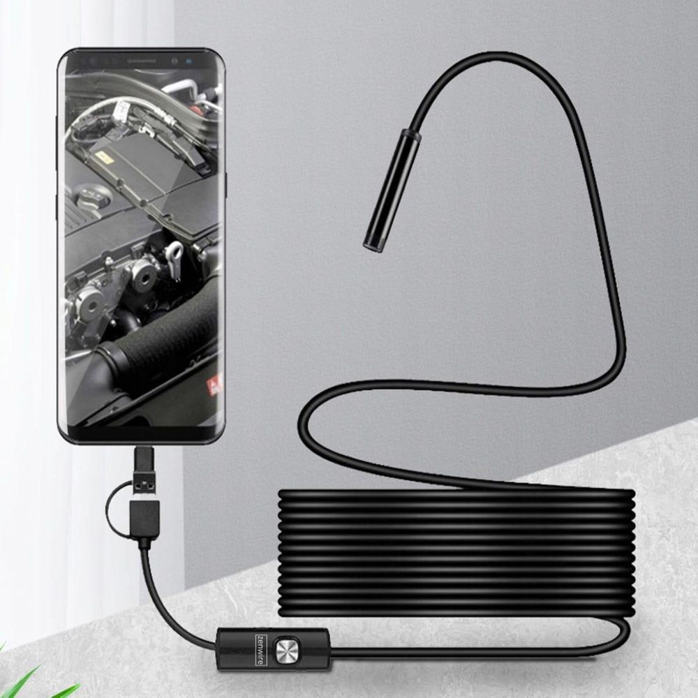 Kamera inspekcyjna - kamera warsztatowa - endoskop - do smartfonów z systemem Android - USB-C - 3,5 m