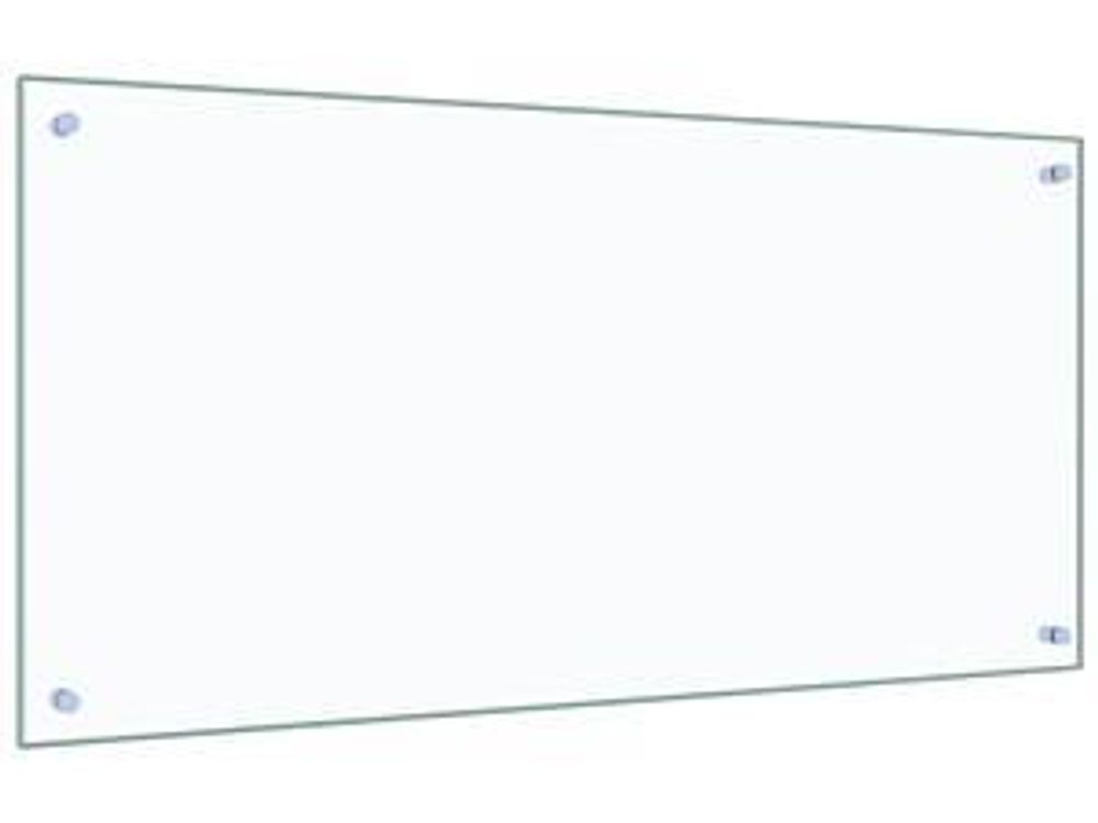 vidaXL Küchenrückwand Transparent 100×50 cm Hartglas