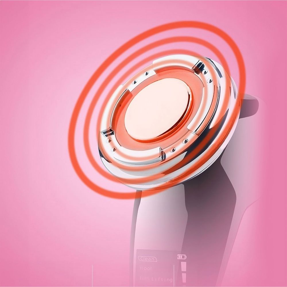 Gesichtsreinigungsbürste Aufladbar USB Wasserdicht Gesichtsbürste Elektronisch Ultraschall Reinigungsbürste Haut Tiefenreinigung Peeling Retoo