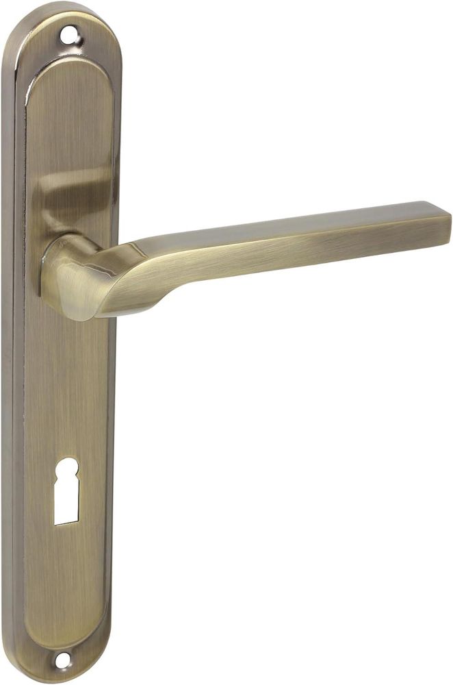 Türgriff für Innentüren DOMINO NEMO M3 BB 72 – Bronze grafiatto, langes Schild, mit Schlüssel