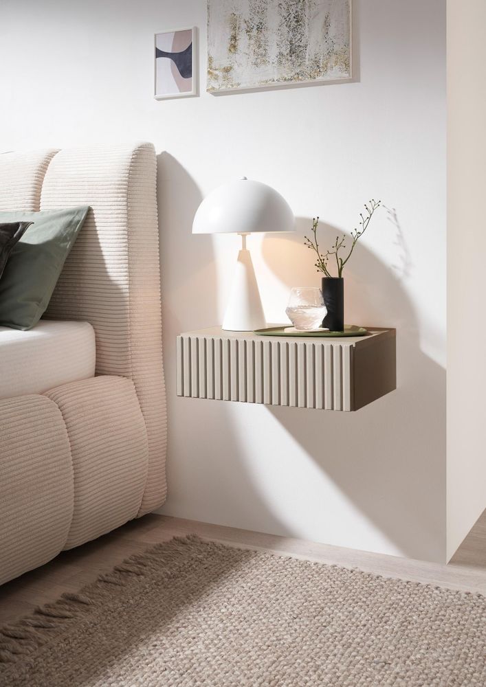 TABONI Nachtkommode – hängende Kommode mit Push-to-Open Schublade
