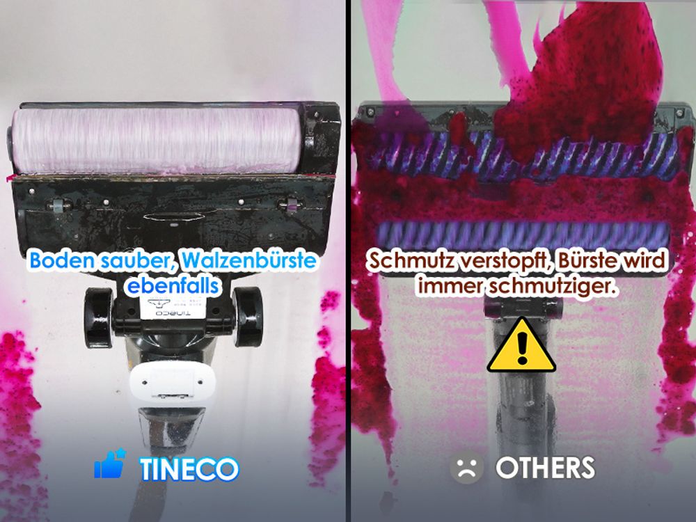 Effektiver Schmutzentferner für streifenfreie Böden