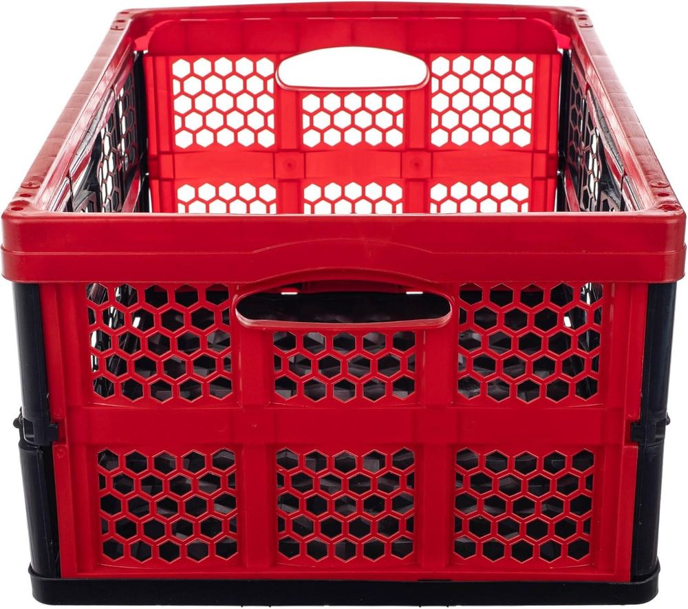 KADAX faltbare Kofferraumbox, Einkaufskorb, Faltbehälter, 32 l, groß, stabil