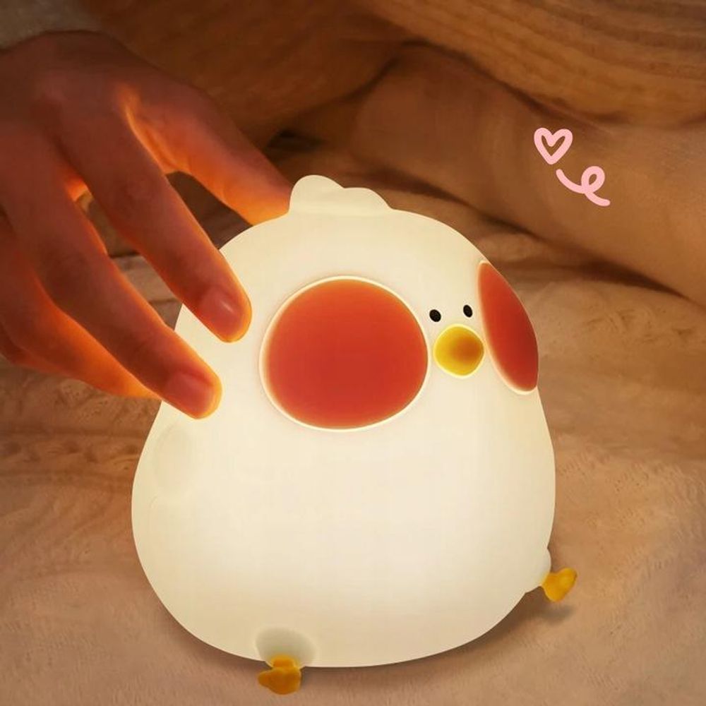 Forever Light HUNGRY CHICKEN FNL-10 LED Nachtlicht mit Akku warmweiß