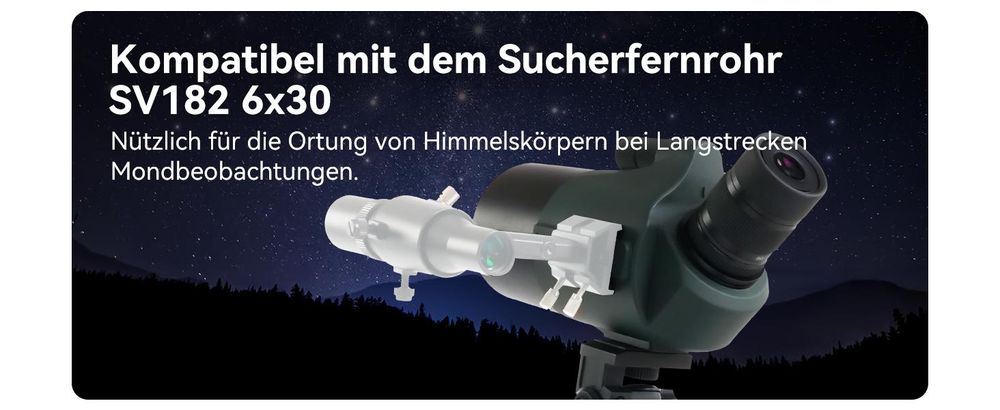 Svbony SV41Pro Mak Spektiv, 28-84X80 FMC Dual Speed Fokus, Kompatibel mit WLAN Kamera, Wasserdichtes Fernrohr Monokular Sportschützen Vogelbeobachtung