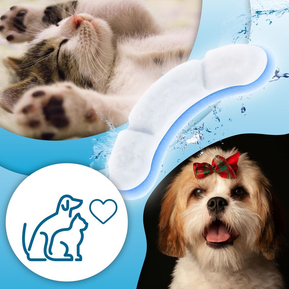 10 Pcs Katzenbrunnen Trinkbrunnen Filter für Katzen & Hunde - Ersatzfilter 2.4L / 61OZ / 1.8L mit Baumwolle und Aktivkohle für Haustier Brunnen Retoo