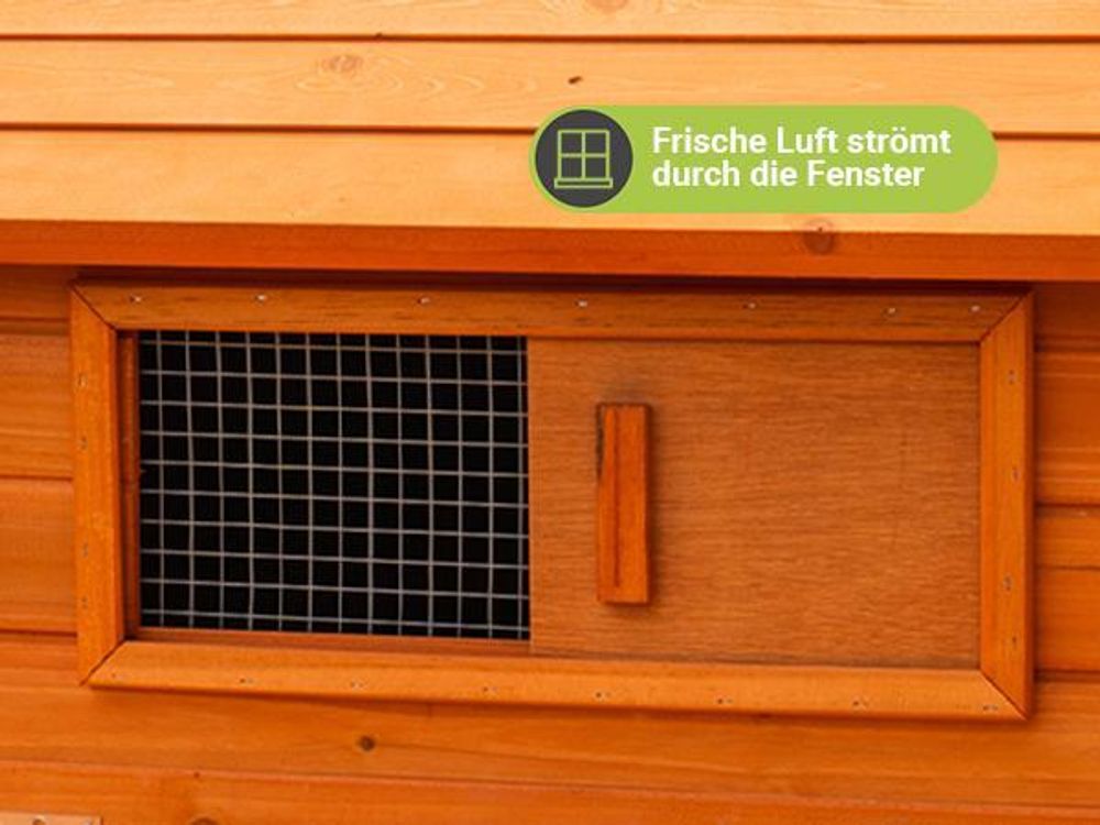 MyAnimal Hühnerstall XXL MH-22 | Für 8 Hühner - Hühnerhaus Zweistöckig  - 2 Sitzstangen  - 2 Nistkästen - Eiablage - Freilaufgehege (Grau 2.0)