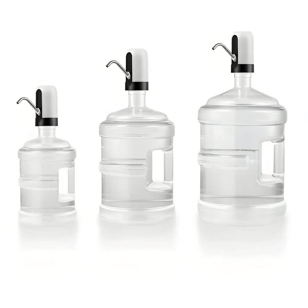Wasserspender Tragbare Trinkwasserpumpe Elektrische USB Wasserpumpe Dispenser Wasser Wasserflasche für PET Flaschen Kanister Camping Kühlschrank Retoo