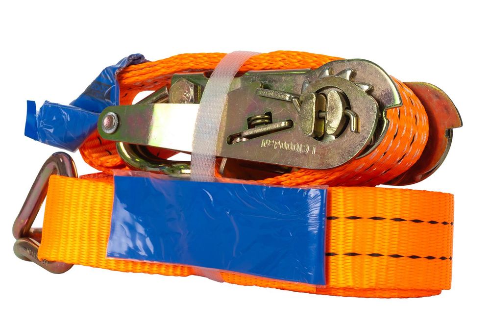Unitrailer 5 M/35 Mm/2 T Oranges Transportband Mit Spanner
