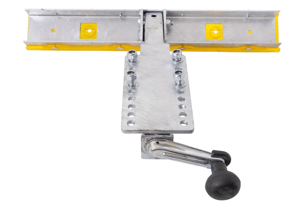 UNITRAILER TTL-Flachstütze, Länge 59 cm, Höhe 50 cm, für einen Bootsanhänger