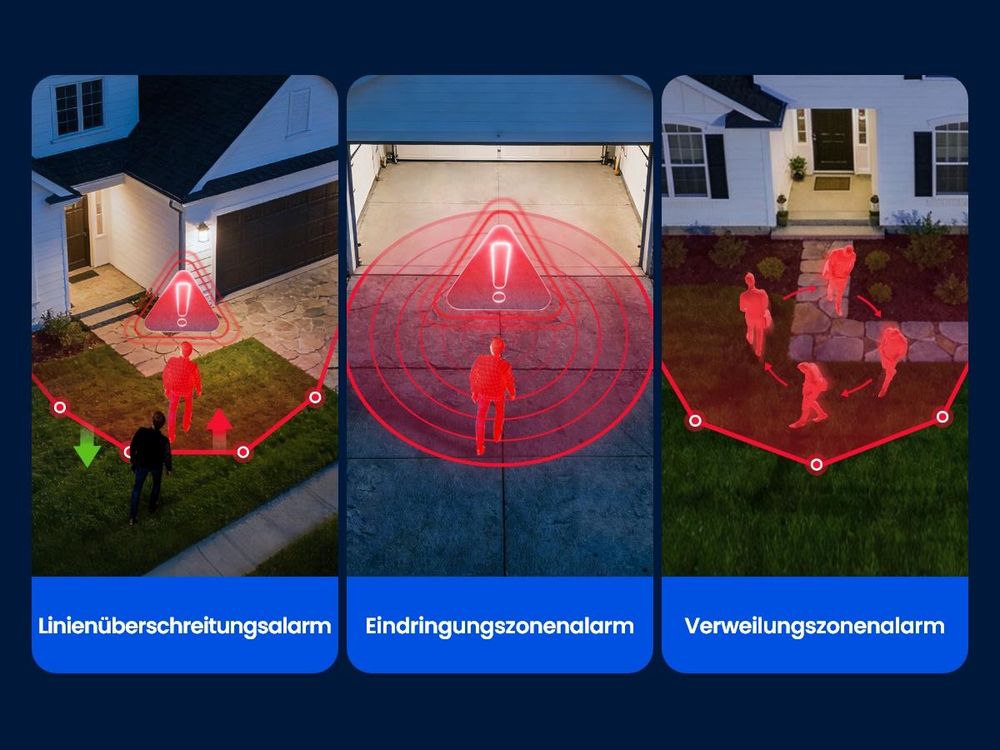 Reolink Elite Pro Floodlight PoE, 16MP 180° PoE Dual-Objektiv Flutlicht überwachungskamera Outdoor, 2800 Lumen, KI-Videosuche, Smart-Erkennung