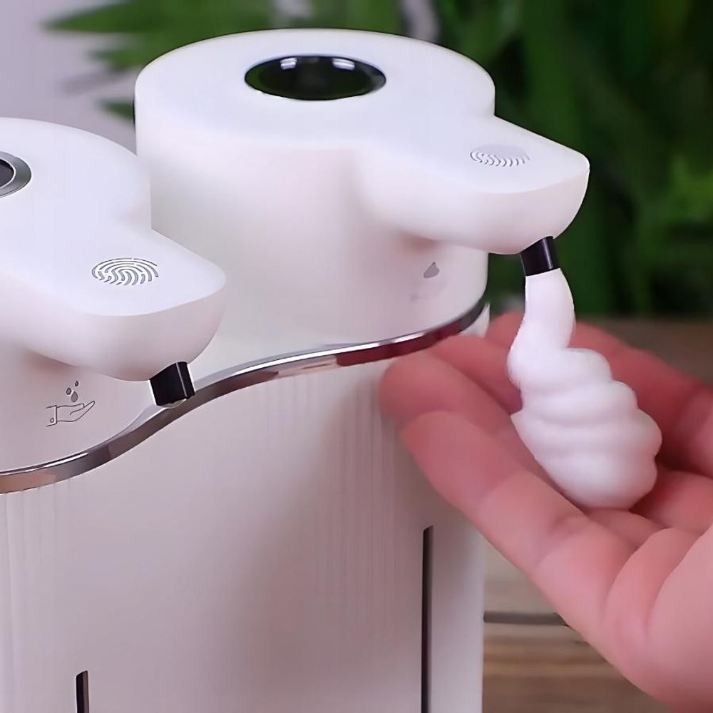 Bezdotykowy Podwójny Dozownik Mydła Płynu 2x 350ml Automatyczny Dyspenser