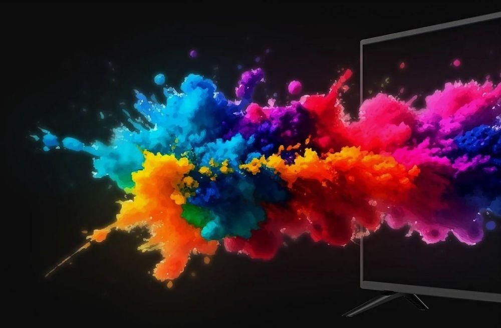 Kiano Elegance Fernseher - Vidaa Smart TV - 32 Zoll - LED - HD Ready - VIDAA - WiFi - Miracast - PVR-Recorder - Tuner DVB-T2/S2 - Dolby