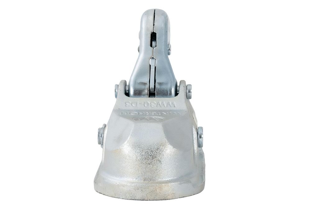 Guľový záves WINTERHOFF WW30-D3-K1414 pre 3000 kg príves s 50 mm rúrkovým ojom, liatina