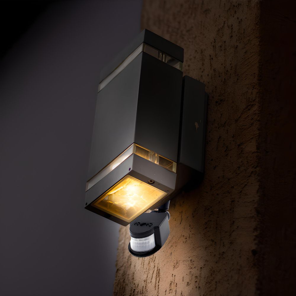 Bewegungsmelder für Außen Licht Infrarot PIR Detektorschalter 180° Einstellbar Bewegungssensor LED IP44 Wandlichtschalter Sensor Schalter Lamp Retoo