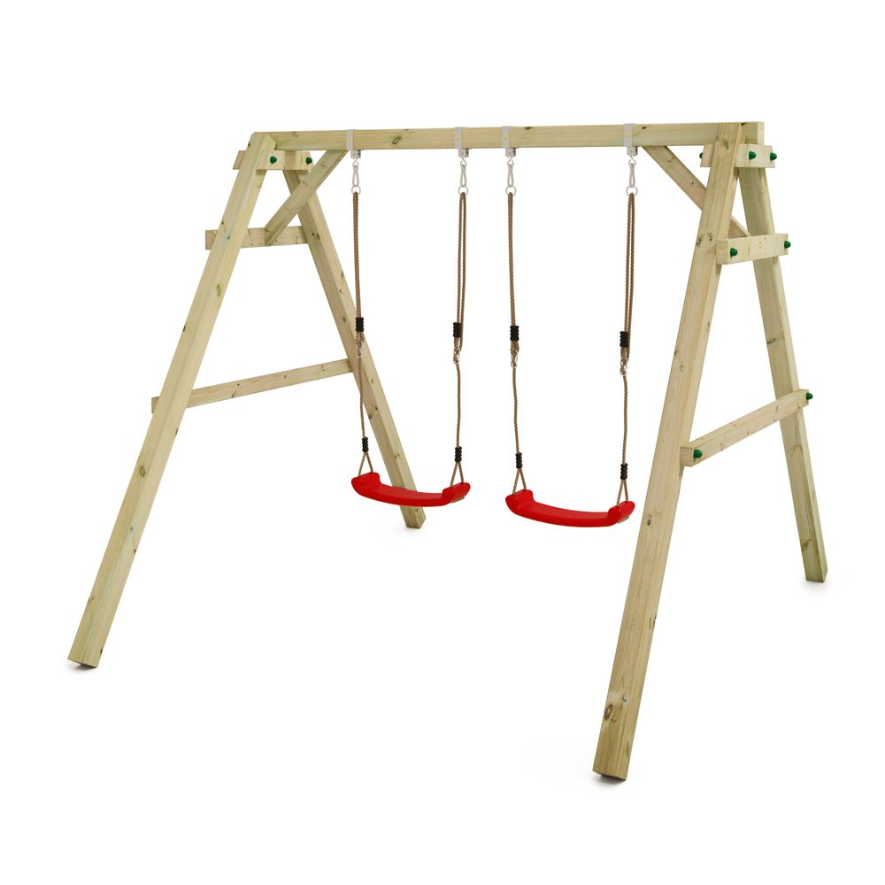 Schaukel Wickey Sky Dancer Prime Kderschaukelgestell mit Sitzfarbe Rot