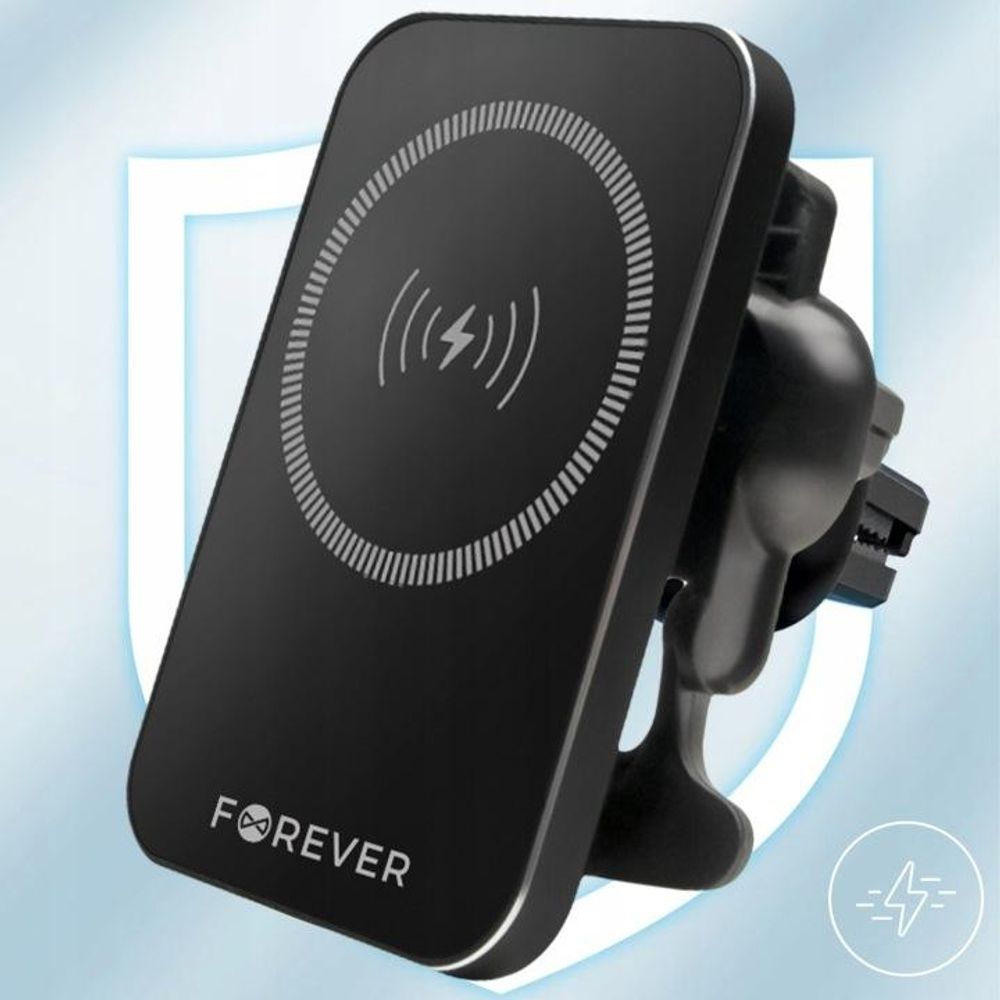 FOREVER Forever phone car mount + wireless charger 15W MACH-100