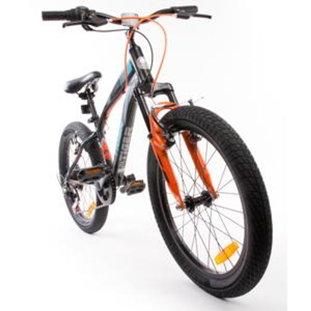 Vélo garçon Vélo enfant à partir de 6 ans Vélo enfant 20 pouces Vélo enfant 6 vitesses Shimano RevoShift Tiger Bike