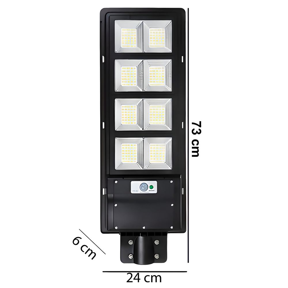 Solar Straßenlampe 360W mit Bewegungssensor LED 6000K Wandleuchte Außen Straßenleuchte mit Fernbedienung Sicherheitslicht Dämmerung Morgengrauen Retoo