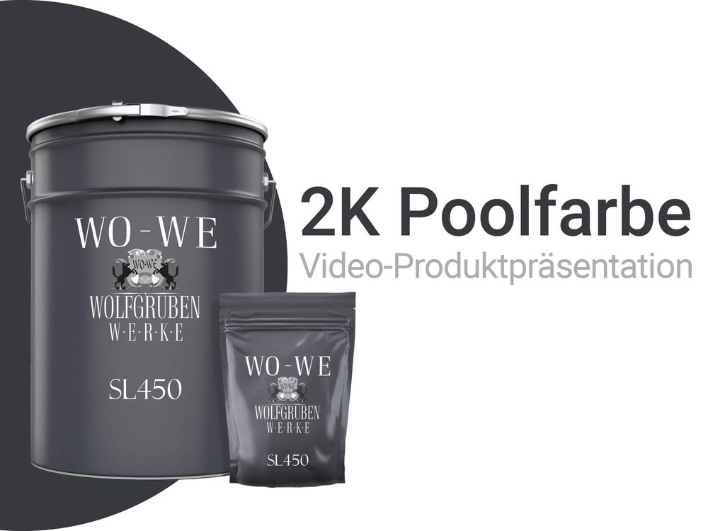WO-WE 2K Poolfarbe Poolbeschichtung Schwimmbadfarbe MATT