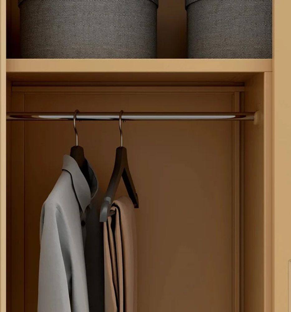 Metallschrank C34 Aktenschrank Werkzeugschrank Umkleideschrank Spind Flügeltüren Kleiderstange Pulverbeschichtung Metall Abschließbar 185 cm x 90 cm x 45 cm (H x B x T) Farbe: Grau