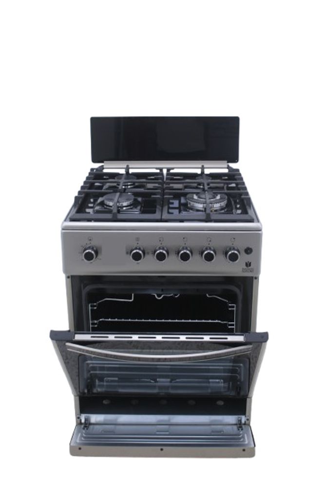 Gasline SHGG6060KGGX Gas Standherd 60cm , Gasbackofen, Grill, Umluft, WOK, Edelstahl , Erdgas, LPG