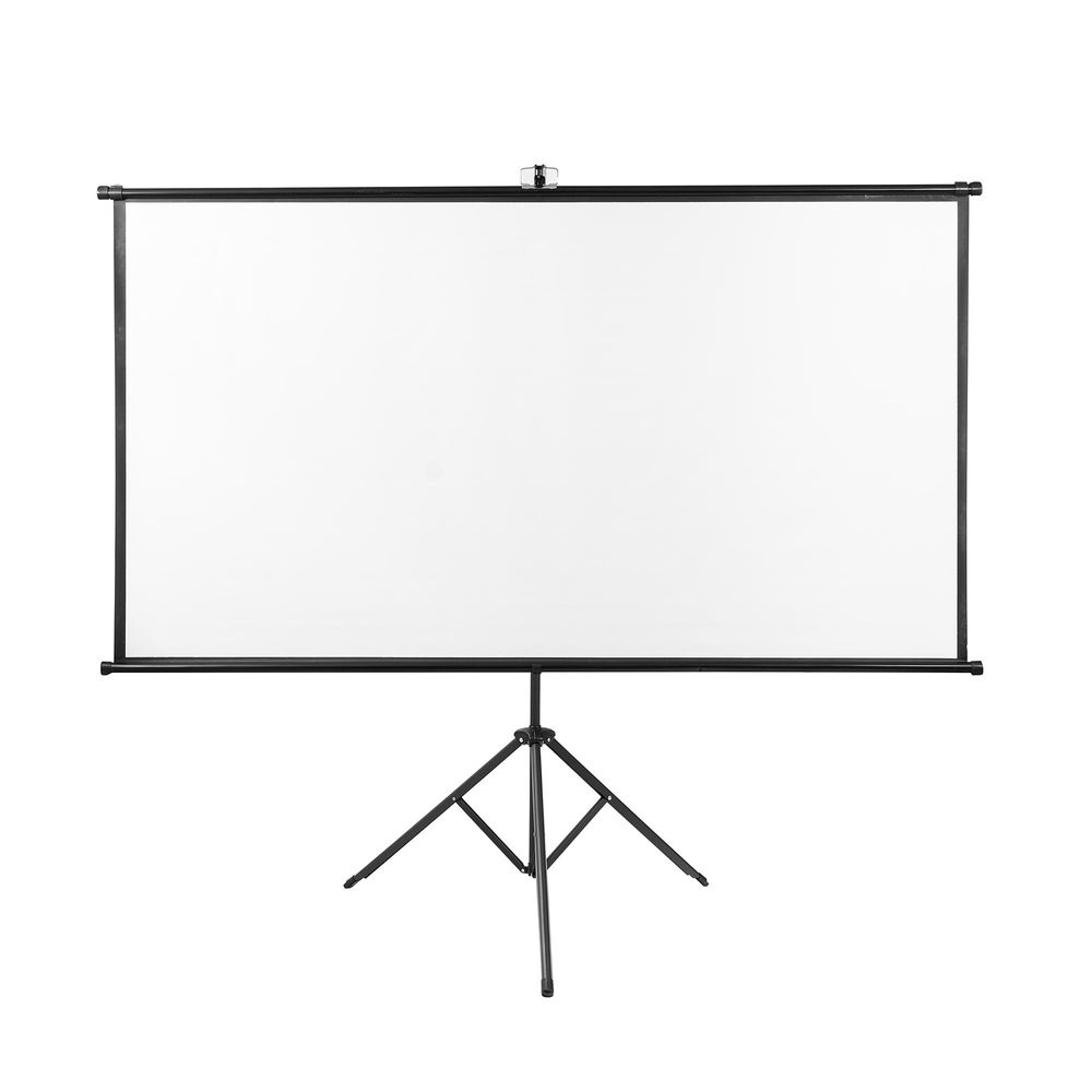 SEVICO Beamer Leinwand 16:9 Projektionswand Rolloleinwand + Stativ 4K Rolloleinwand Präsentationswand Full HD V145