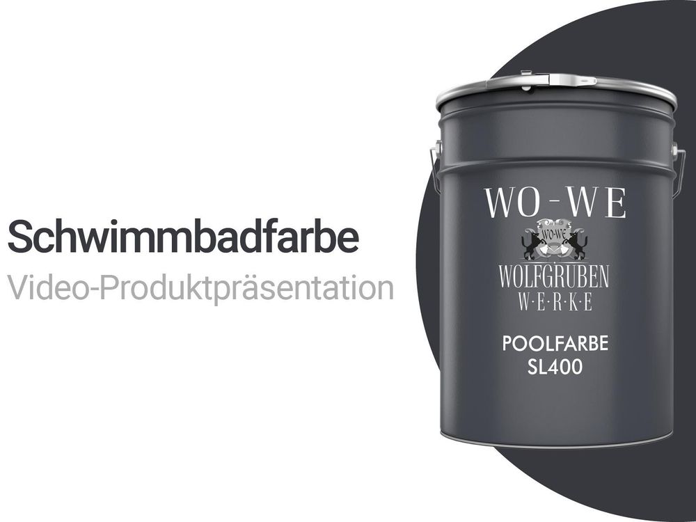 WO-WE Schwimmbadfarbe NEUE VERBESSERTE REZEPTUR: