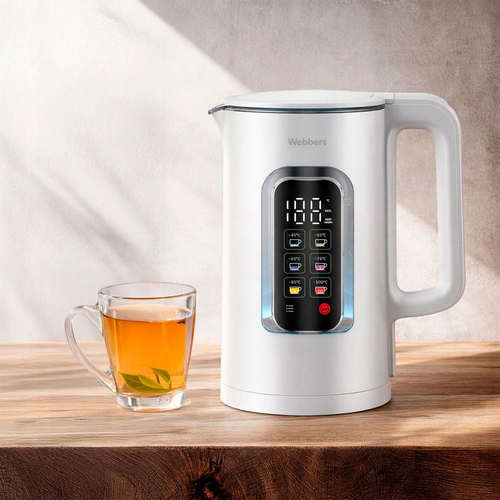 Zwölfstündige Warmhaltefunktion des Webber Wasserkochers