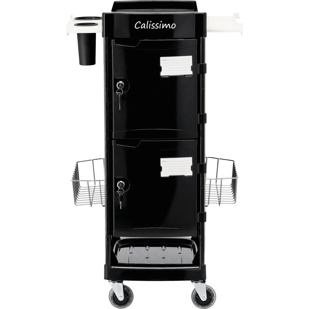 Chariot de coiffure à roulettes X10-F - Desserte et table roulante pour coloration, meuble avec
