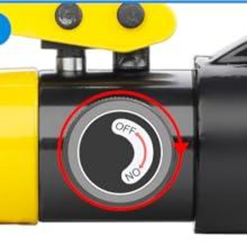 TEENO Hydraulische Crimpzange 10T und Kabelschneider Hydraulische Kabelschuhe 12 bis 2/0 AWG Handcrimper Tool Elektrische Terminal Kabel Draht Kit
