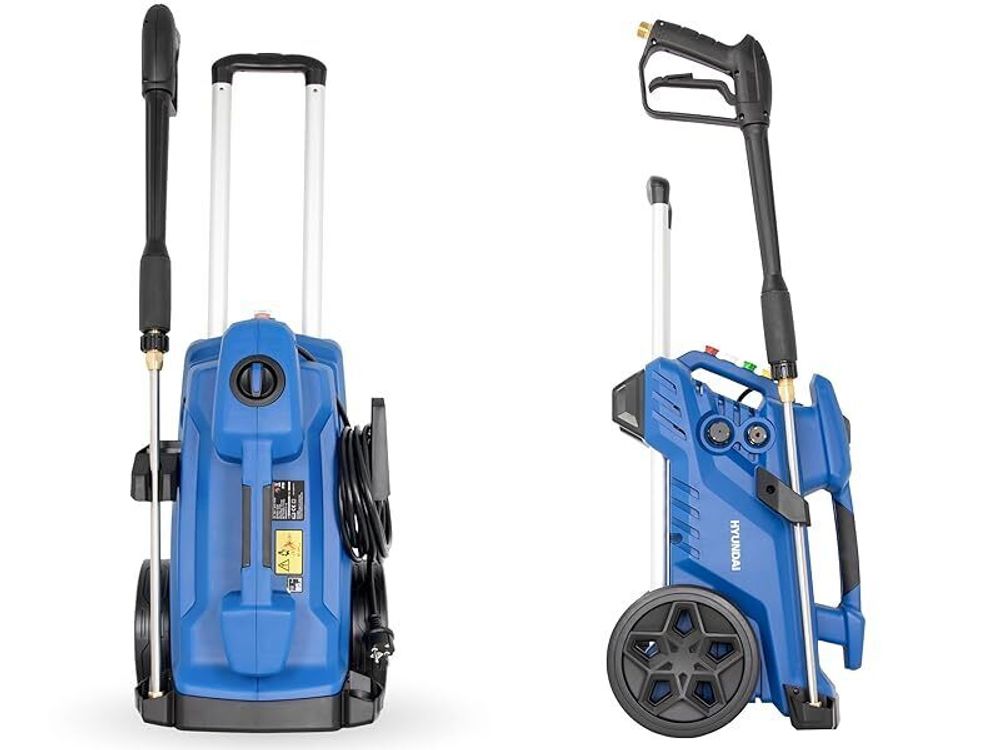 HYUNDAI Elektro-Hochdruckreiniger HPW3100IE (3100W, 190bar, 660 l/h, Induktionsmotor, Blau)
