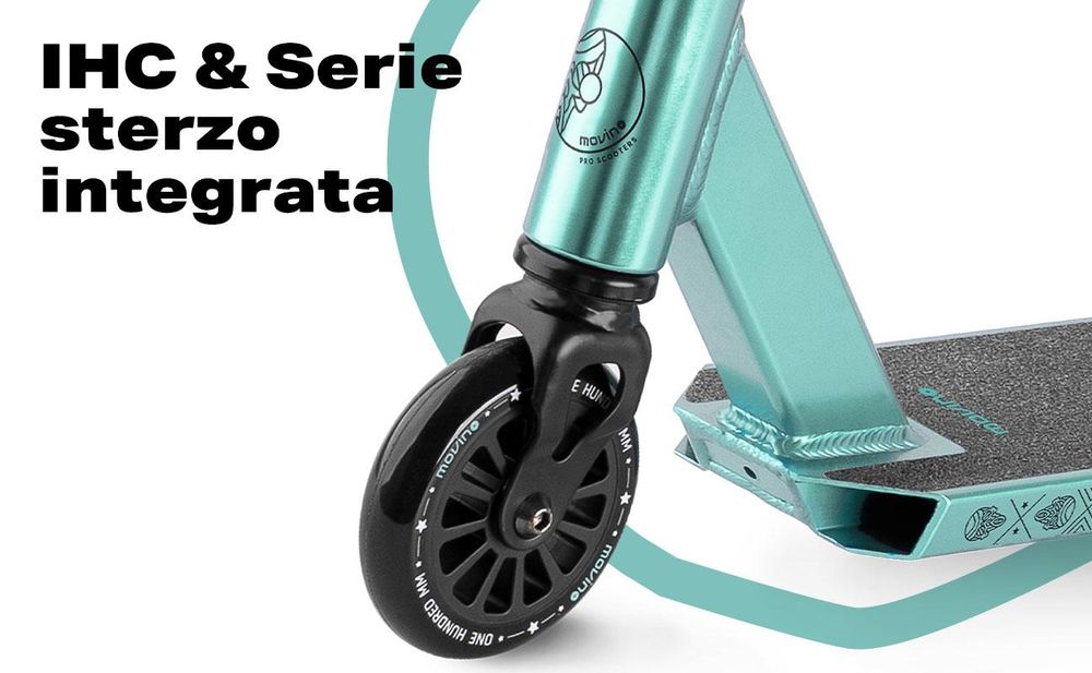 Monopattino da stunt MOVINO GLIDE Skatepark leggero 3,3 kg ABEC-9 IHC