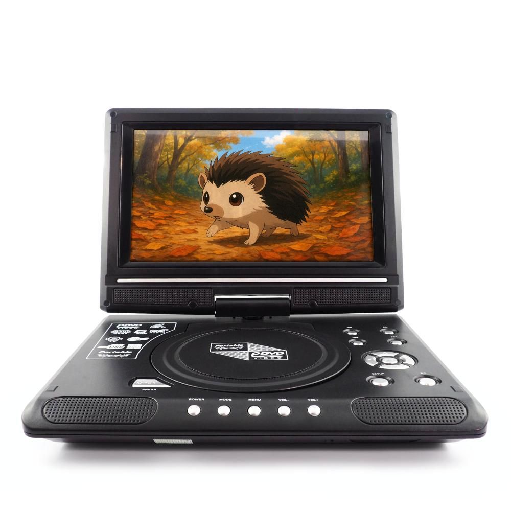 Przenośny Odtwarzacz DVD 980 Gomedia 9.8" 300 Gier Polskie Menu Antena USB