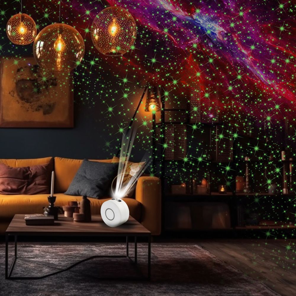 LED Projektor Sternenhimmel Laser Nachtlicht Fernbedienung Galaxy Atmosphäre Lampe Sternenlicht Schlafzimmer Kinderzimmer Kinder Geschenk Party Retoo