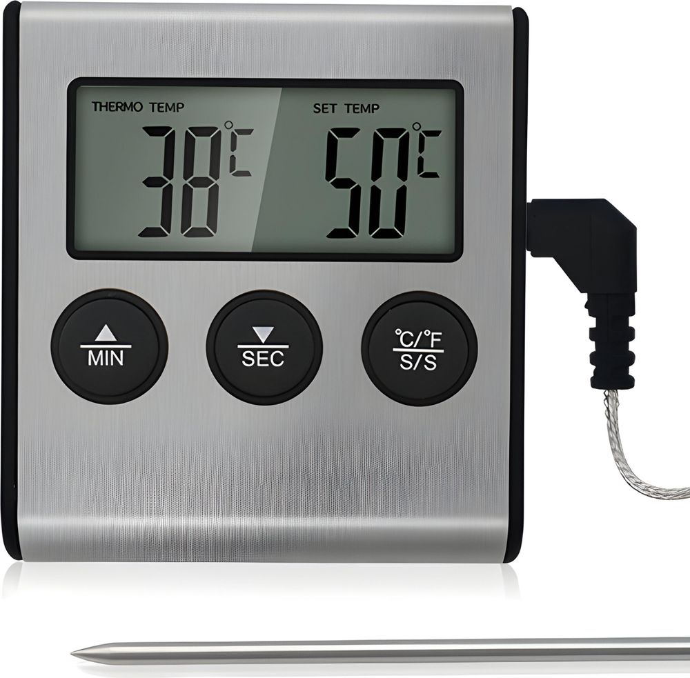 Präzise Kerntemperaturmessung dank Edelstahlsonde