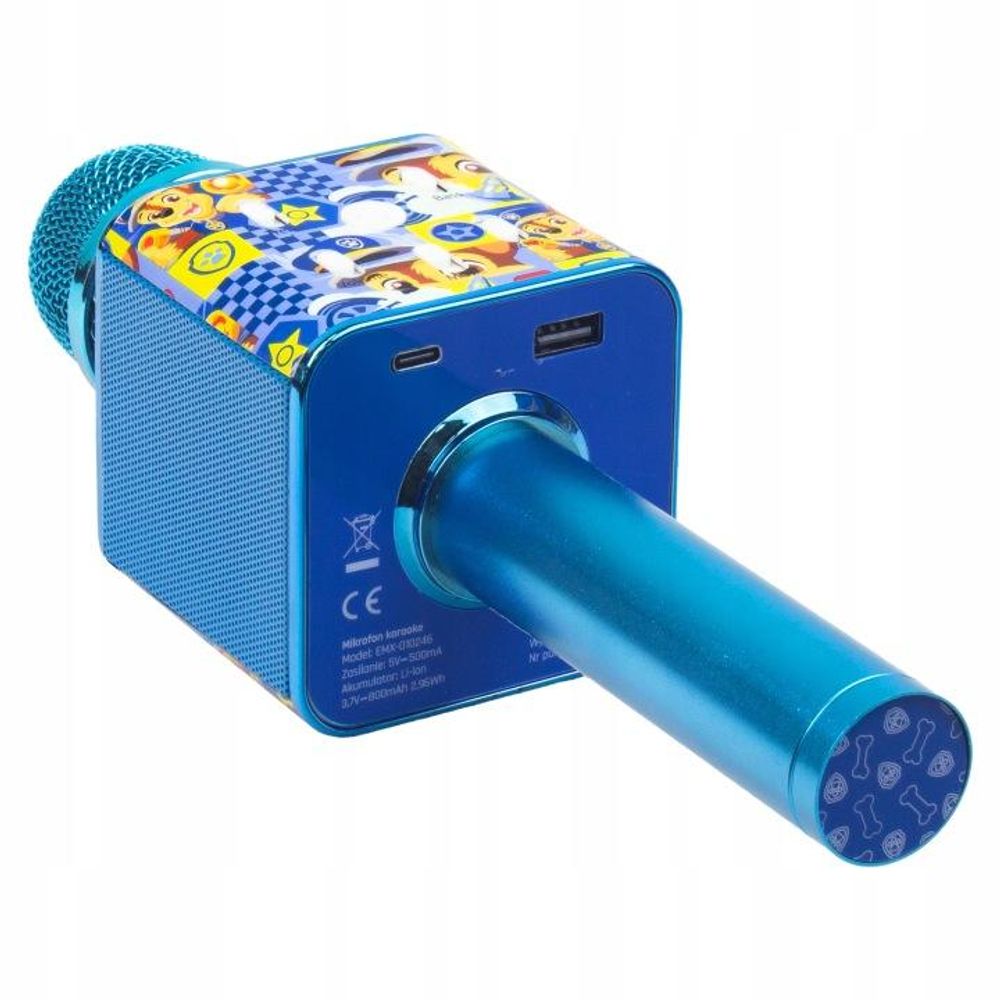 Paw Patrol Karaoke-Mikrofon für Kinder blau