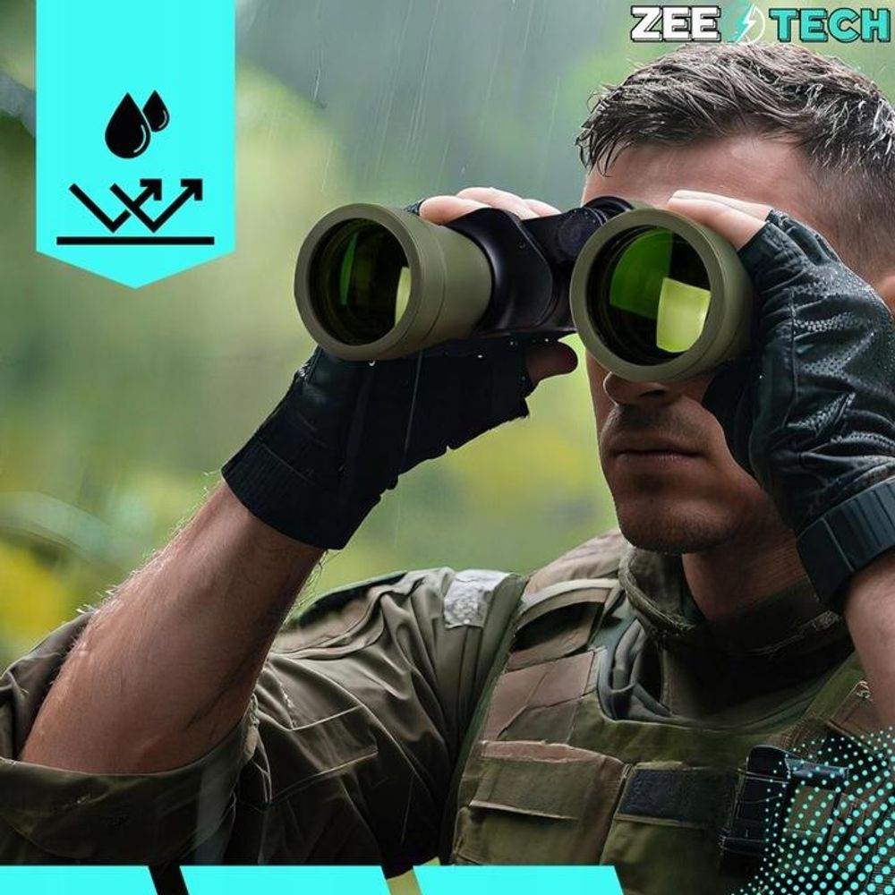 Militärisches Fernglas 20x50 für Jagd und Tourismus, Optik BK-7 FMC + ETUI GURT