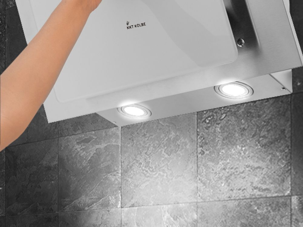 LED-Beleuchtung der Wand-Dunstabzugshaube BASE604WED