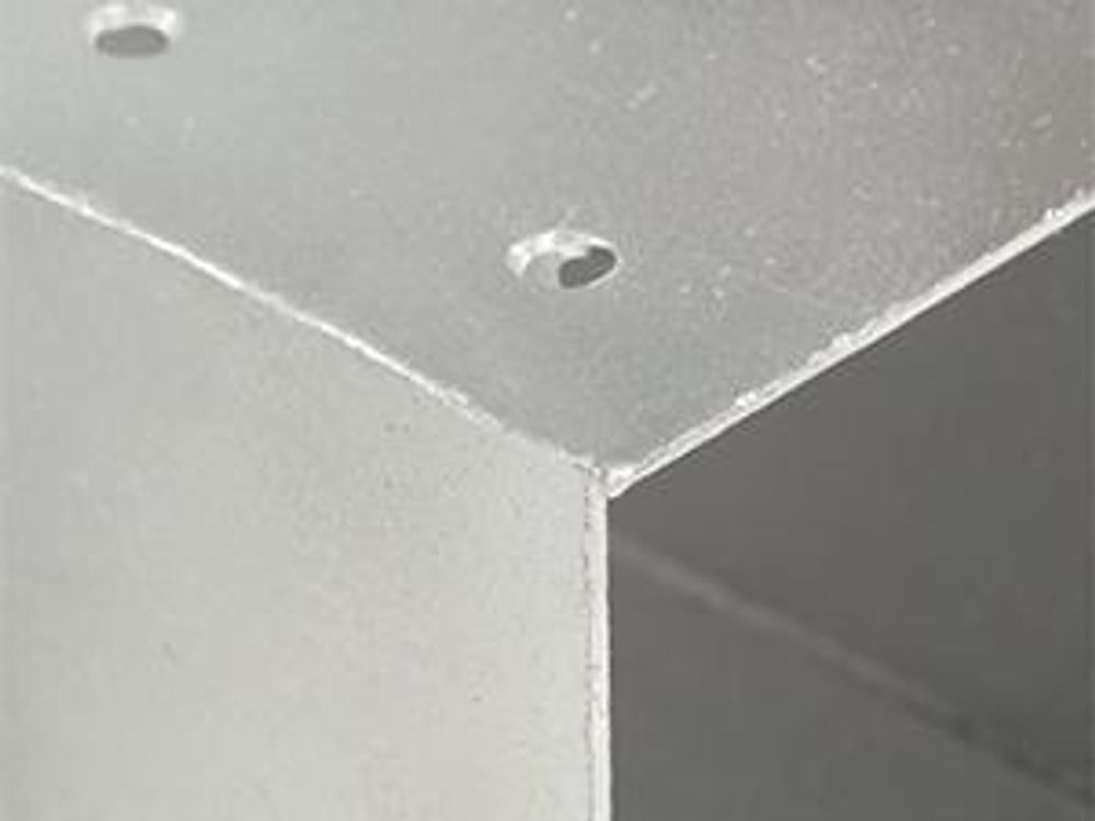 vidaXL Pfostenverbinder 4 Stk. Y-Form Verzinktes Metall 71 x 71 mm