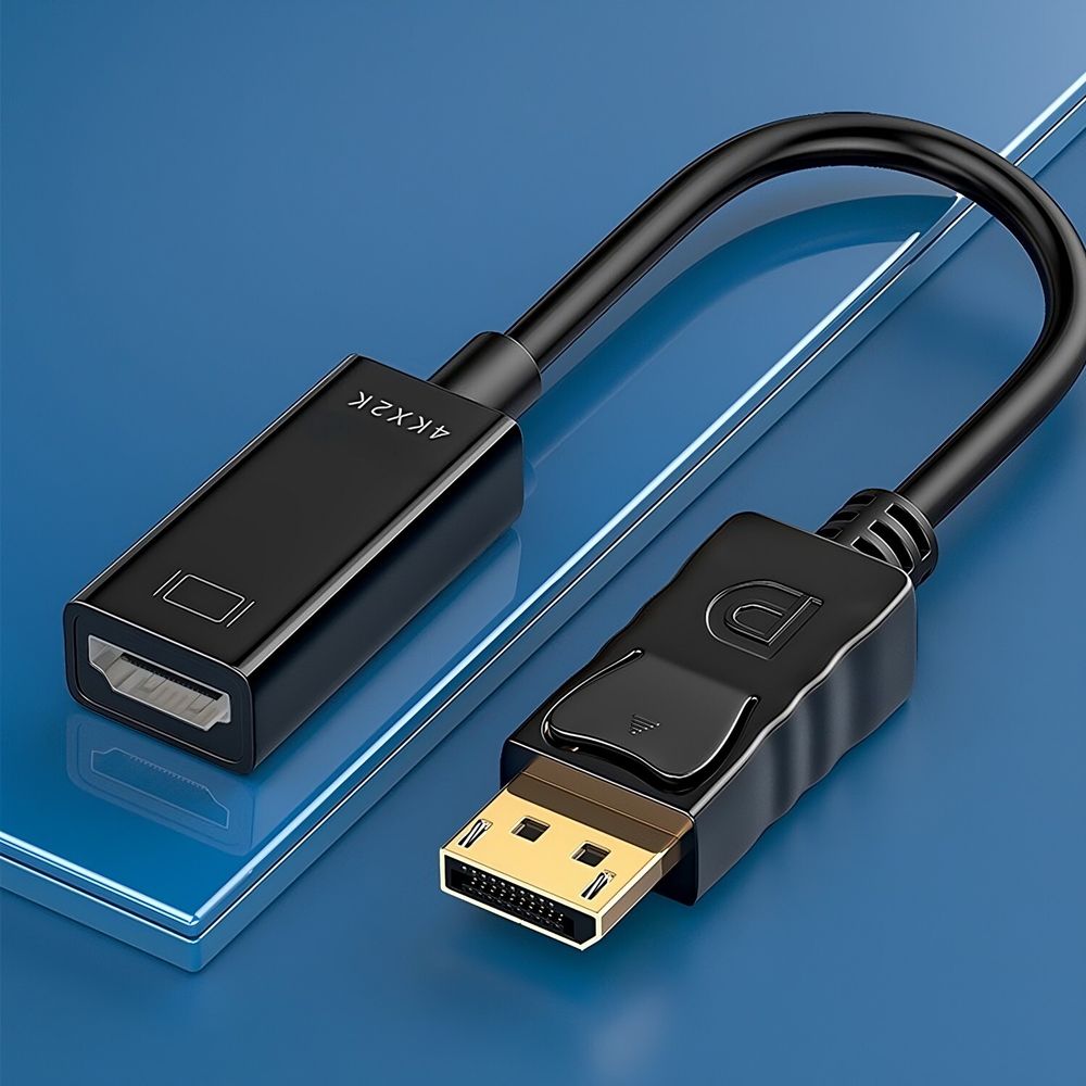 Displayport auf HDMI Adapter DP-Computer HDMI-Monitor Konverter DP HDMI-Adapter Hochwertigen Goldkontakten Unterstützt 1080p Full HD 60Hz Retoo