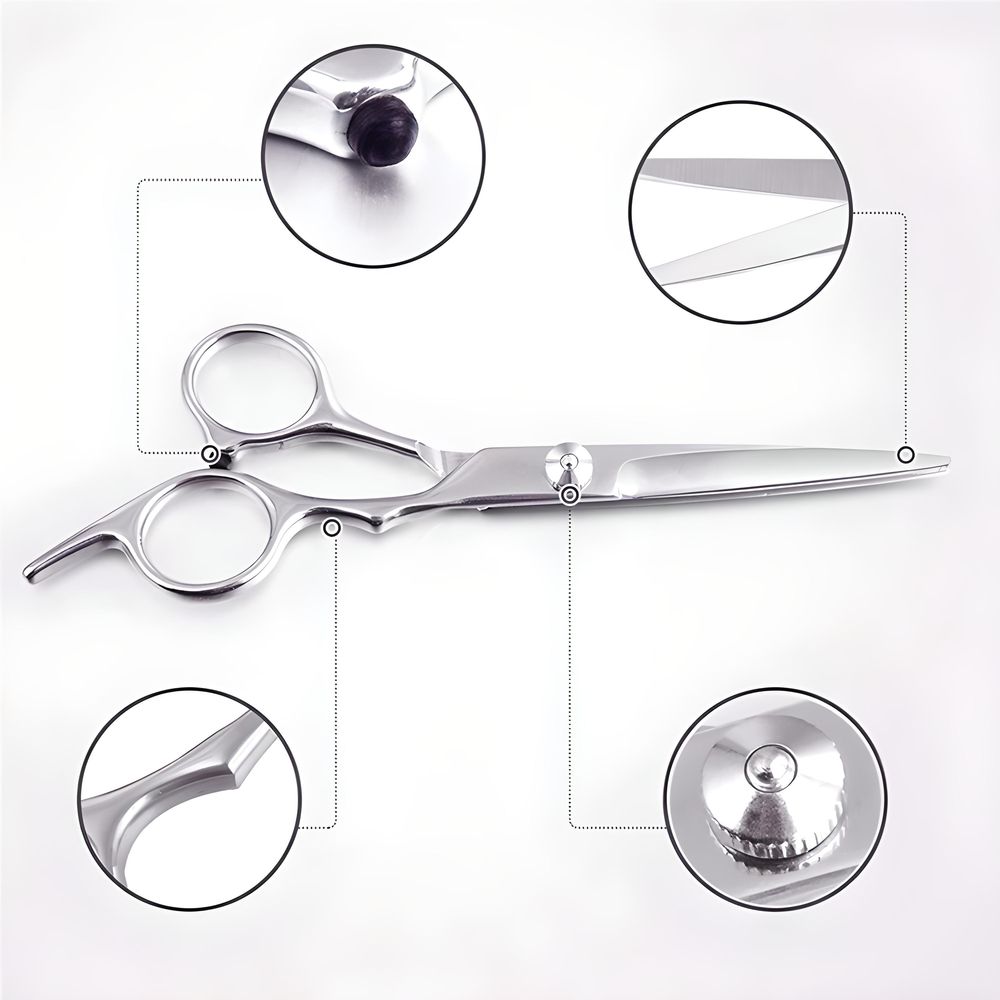Haarschere Set Professionelle Schere Profi Friseur Friseurscheren mit Etui Premium Friseurschere Effilierschere Männer Frauen Kinder Edelstahl Retoo