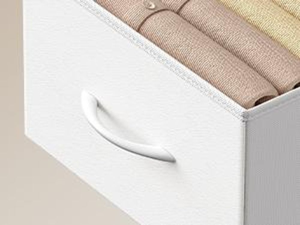SONGMICS Nachttisch 2er Set, 2 Schubladen, für Schlafzimmer, Flur, Wohnzimmer, weiß