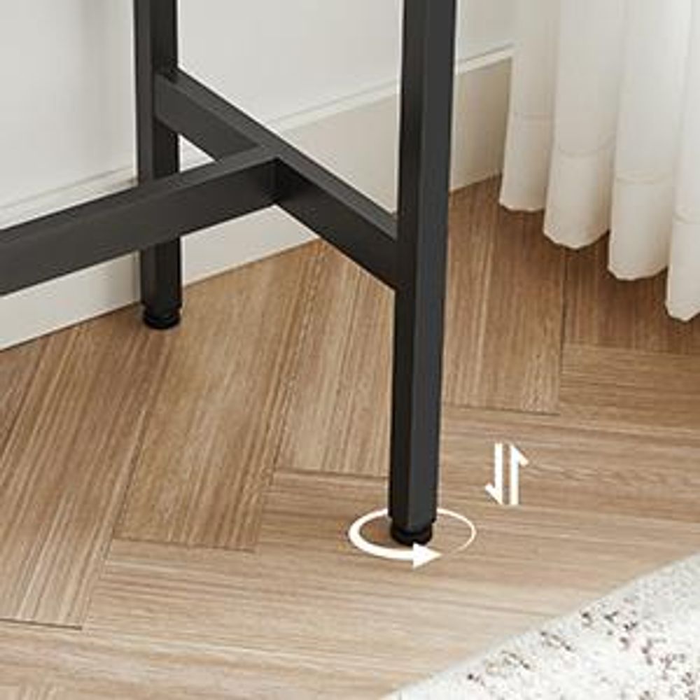 VASAGLE Bartisch Küchentisch Bistrotisch, Stehtisch, 100x40x90cm/120x40x100 cm,10+12X