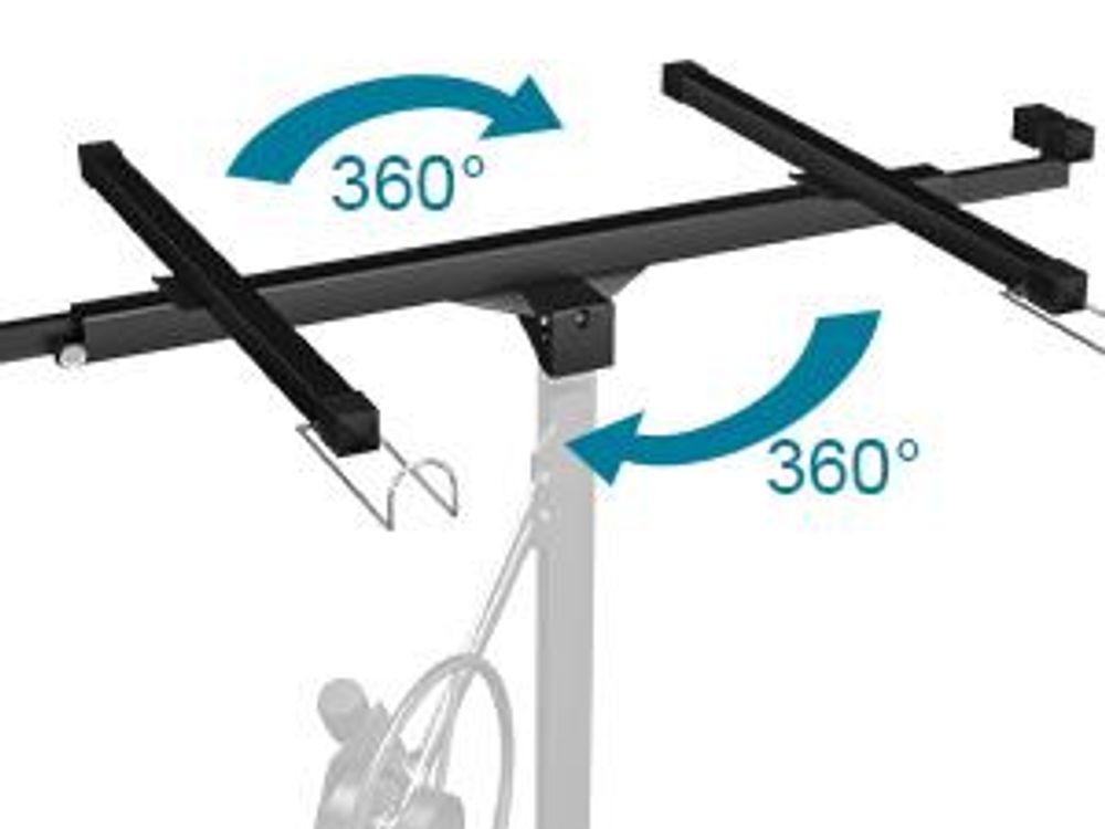 Wiltec Plattenheber bis max. 75 kg, Höhe 145-350 cm, Montagehilfe für Trockenbau, Paneelheber neigbar mit 4 Rädern mit Feststellbremse