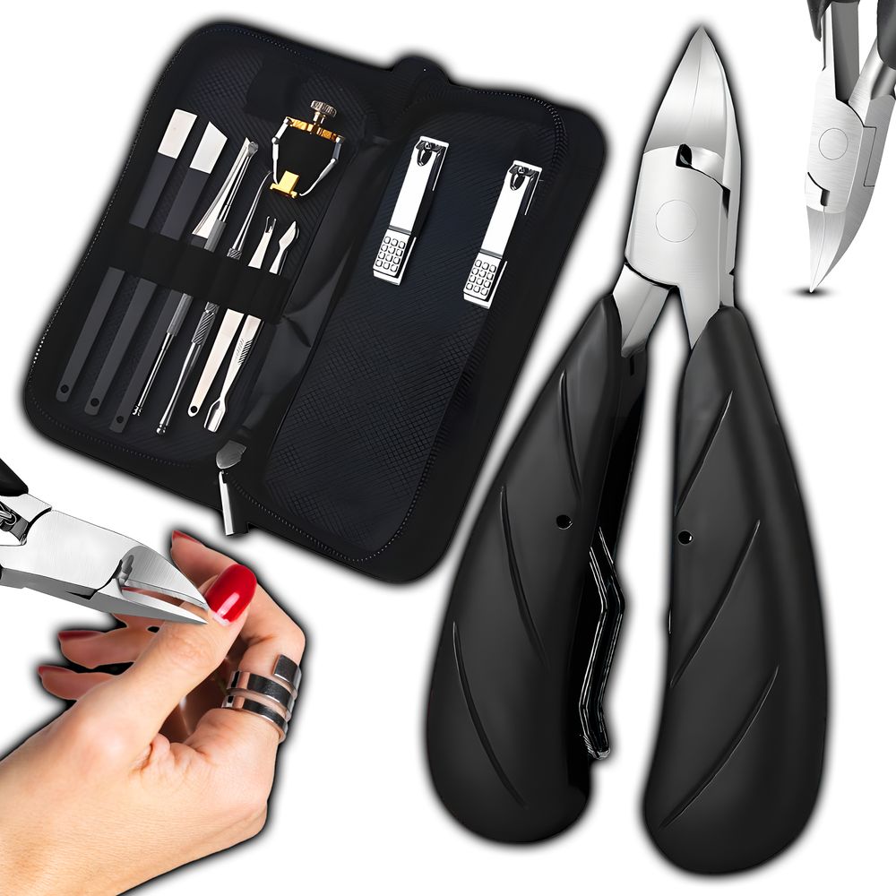 Professionelles Maniküre-Set 35-teilig – Nagelpflege Kit Aus Edelstahl Mit Reiseetui – Für Hände & Füße